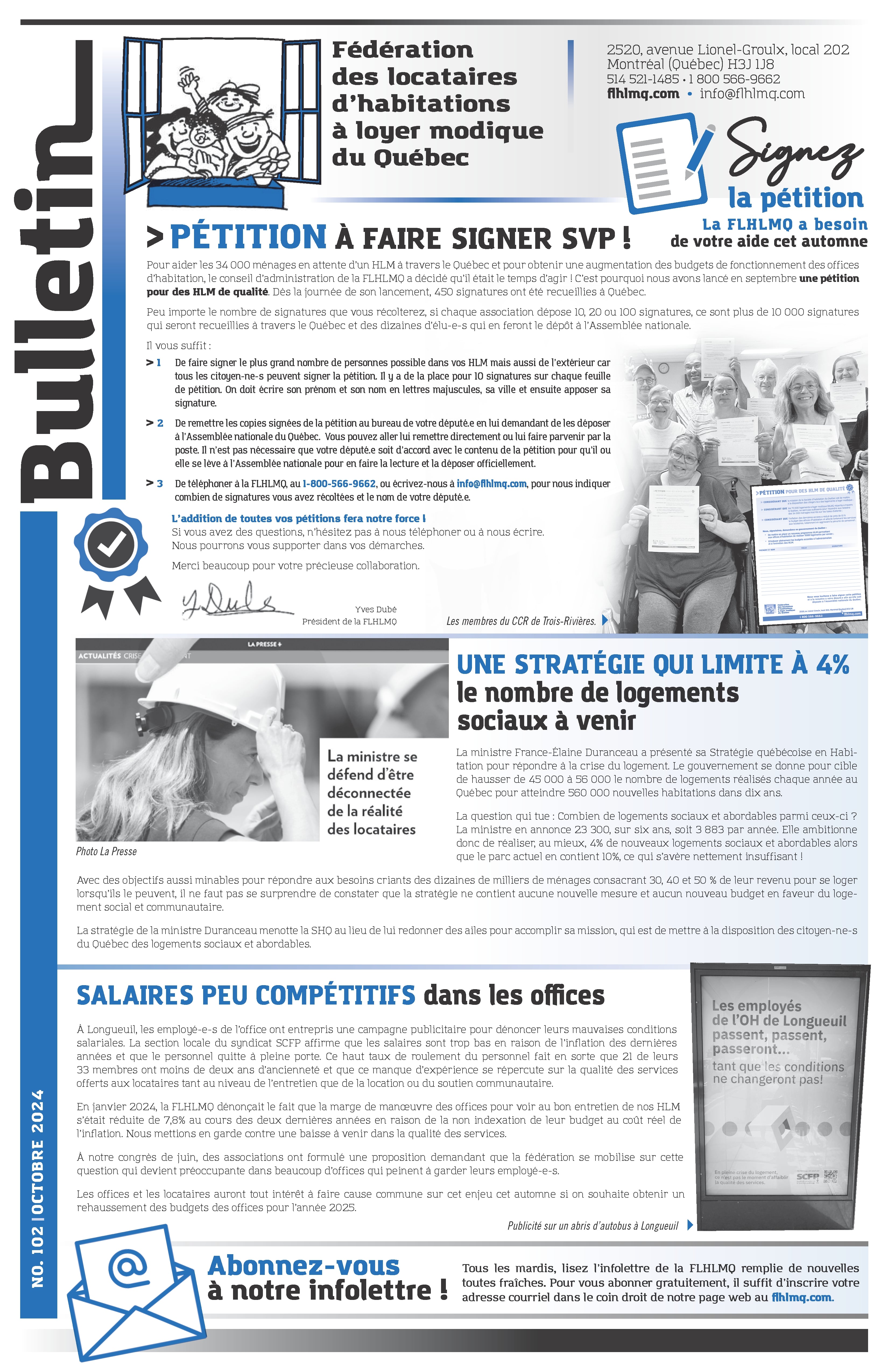 page 1 du Bulletin