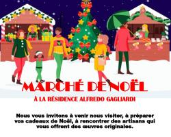 affiche marché Noel